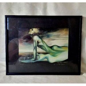 Limited Edition Artistl Signed Ora Tamir "1+1=1" Lithograph 724/750 Framed